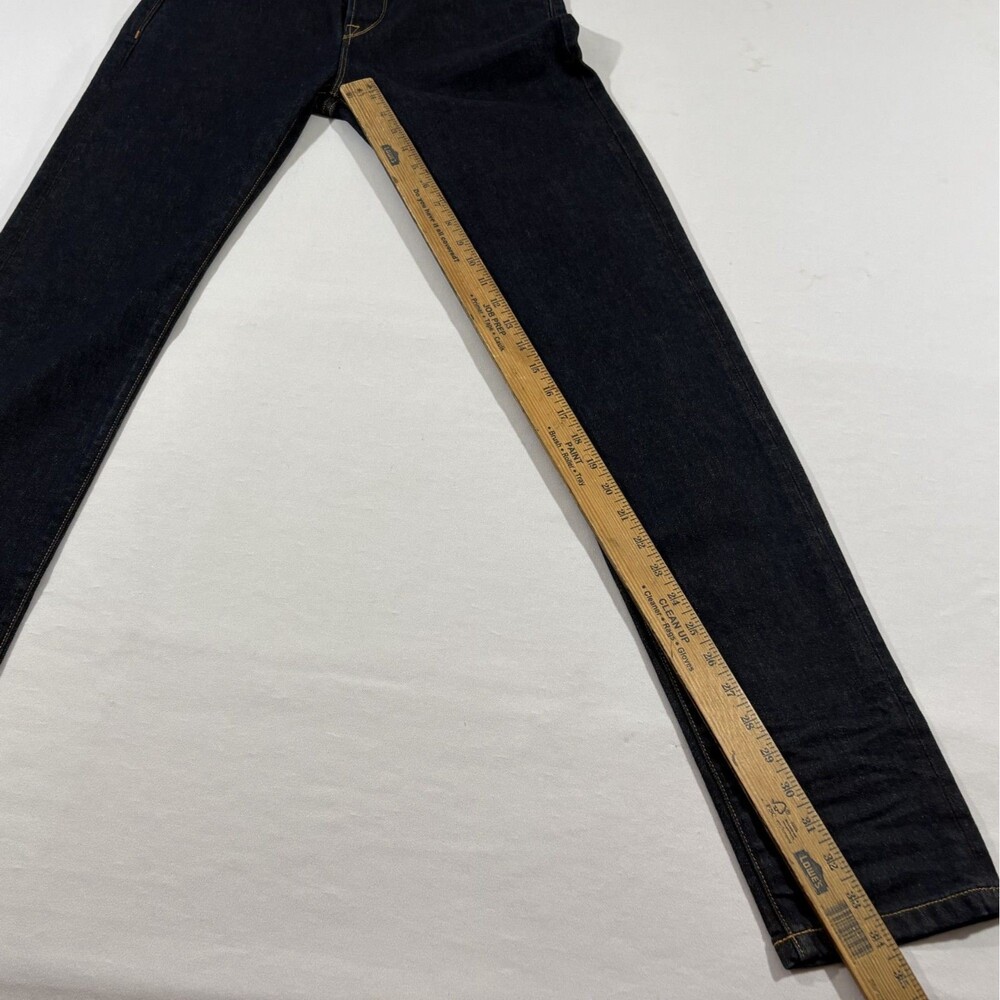 Buck Mason Mens Dark Wash 14oz Double Dipped Slim Fit Denim Jeans Sz 31x34 USA - Picture 6 of 13
